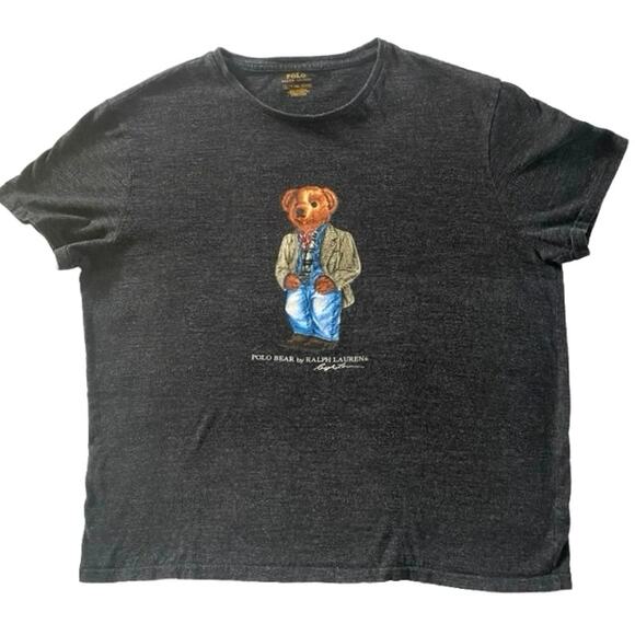 Polo Ralph Lauren Other - VTG POLO Bear by Ralph Lauren Screen Printed Graphic Tee T Shirt Mens Size XL